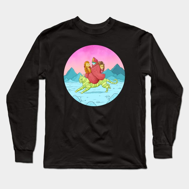 Desert Rider Long Sleeve T-Shirt by Tim Molloy Art